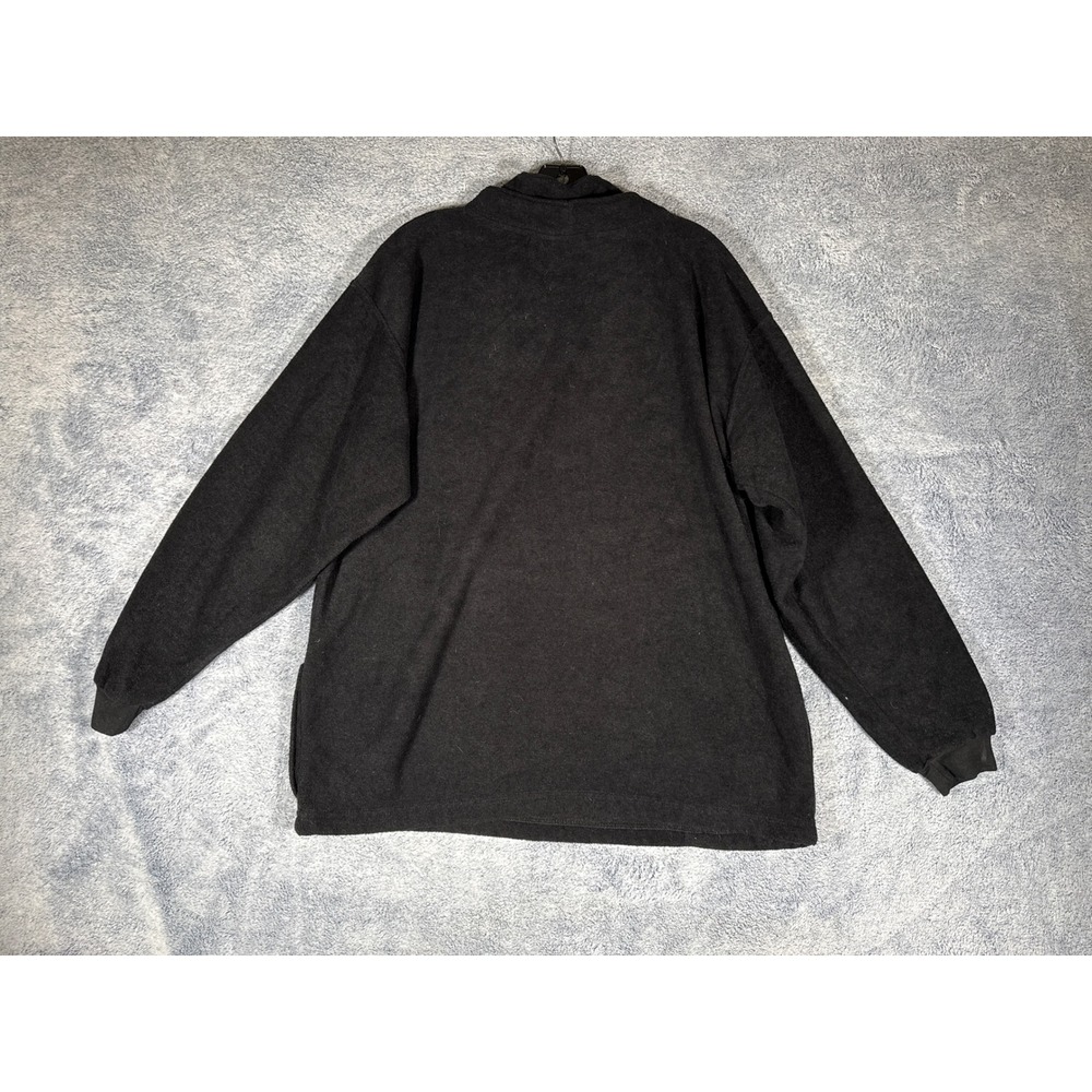 Vintage Disneyland Mickey Mouse Fleece Pullover Black 1955 Classic Large USA - Picture 5 of 10